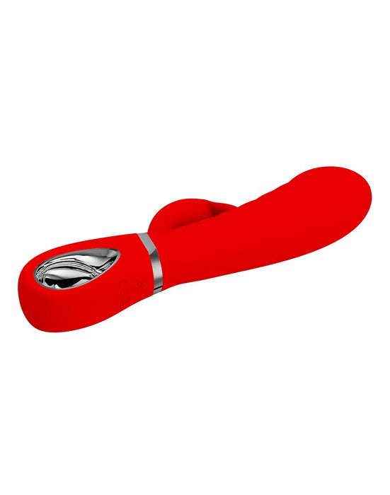 Pretty Love - Prescott - Rabbit Vibrator - Dubbele Motor - Rood-Laced-up.nl