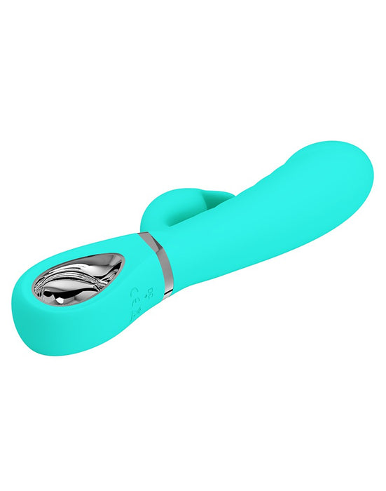 Pretty Love - Prescott - Rabbit Vibrator - Dubbele Motor - Turquoise-Laced-up.nl