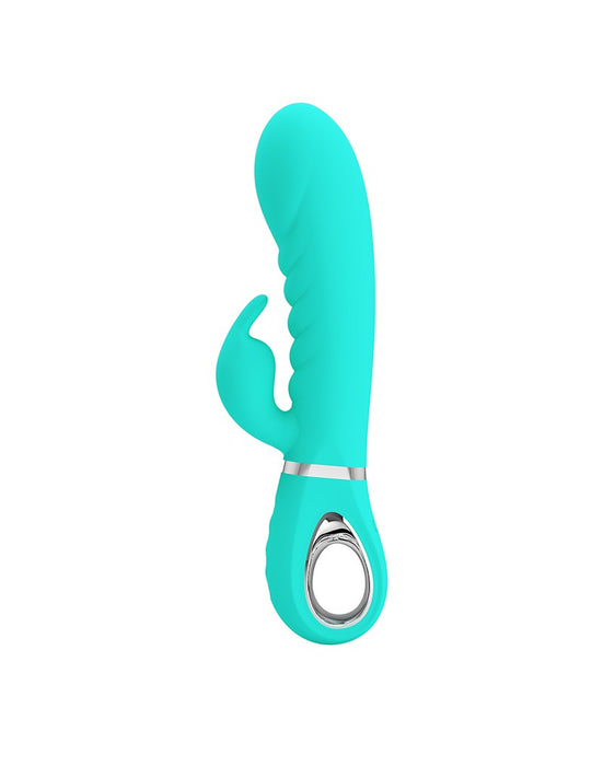 Pretty Love - Prescott - Rabbit Vibrator - Dubbele Motor - Turquoise-Laced-up.nl