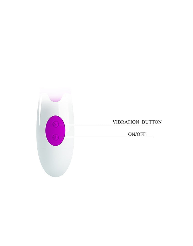 Pretty Love - Butterfly Kiss - Rabbit Vibrator - Tarzan Vibrator - Roze-Laced-up.nl