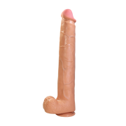Pretty Love - Rael - Super Grote Dildo - TPE - 40 cm - Lichte Huidskleur-Erotiekvoordeel.nl