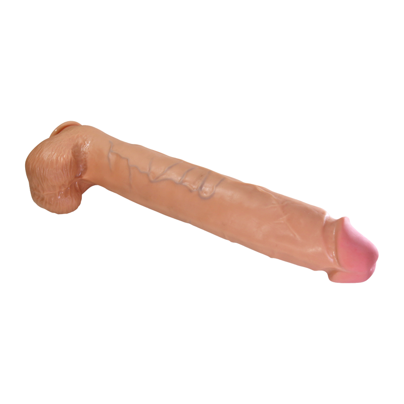 Pretty Love - Rael - Super Grote Dildo - TPE - 40 cm - Lichte Huidskleur-Erotiekvoordeel.nl