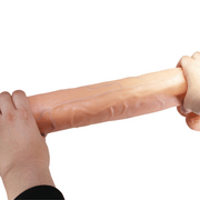 Pretty Love - Rael - Super Grote Dildo - TPE - 40 cm - Lichte Huidskleur-Erotiekvoordeel.nl