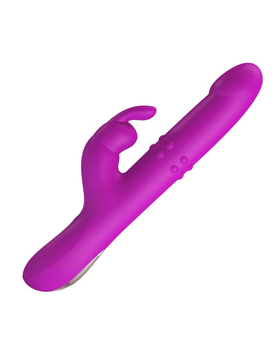 Pretty Love - Reese - Stotende Rabbit Vibrator - Roze-Laced-up.nl