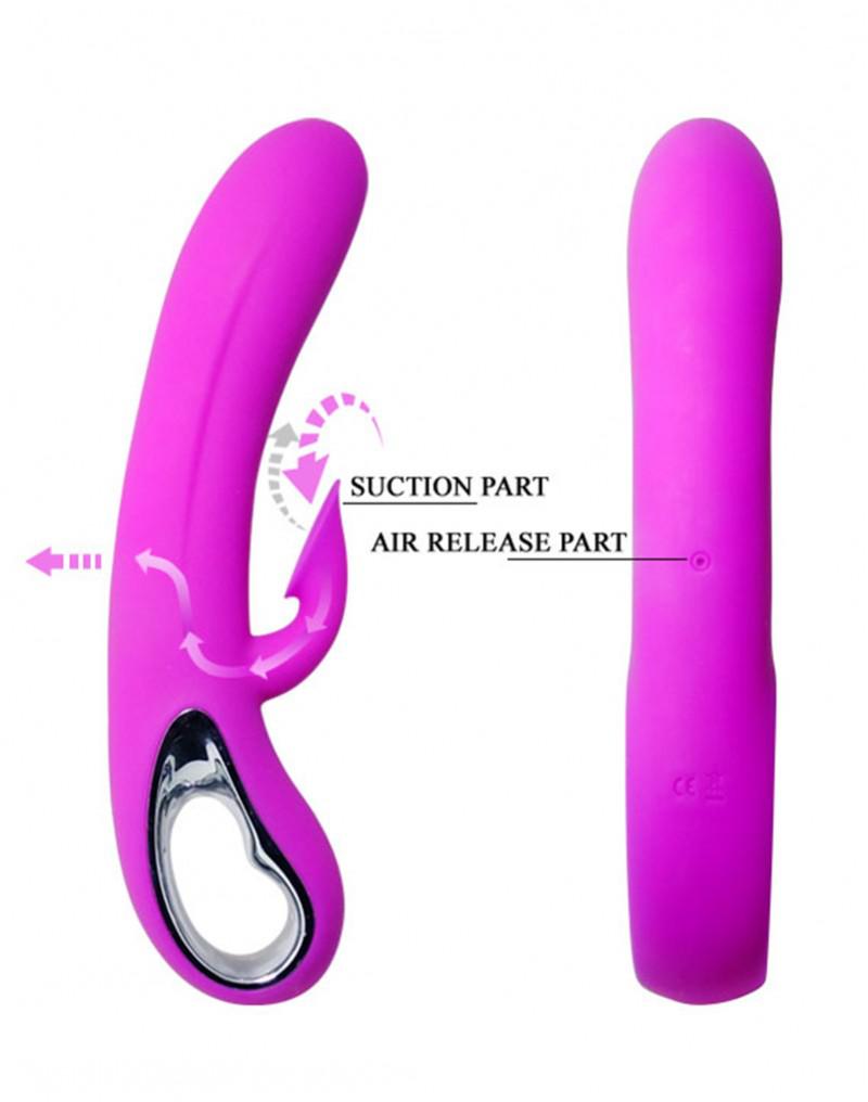 Pretty Love - Romance - Zuigende Clitoris Vibrator - Roze-Laced-up.nl