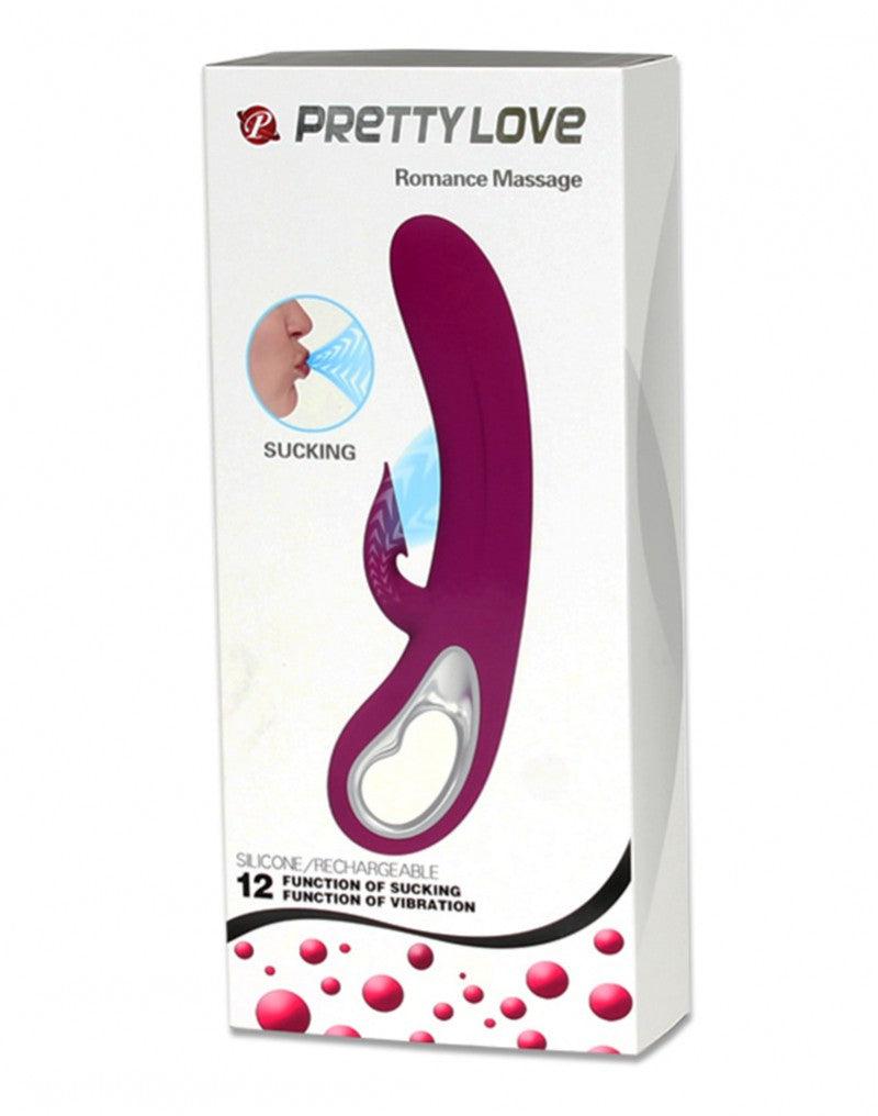 Pretty Love - Romance - Zuigende Clitoris Vibrator - Roze-Laced-up.nl