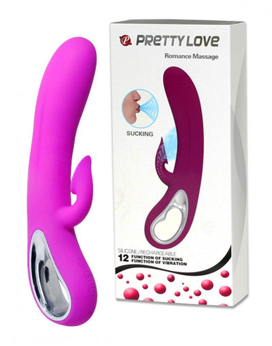 Pretty Love - Romance - Zuigende Clitoris Vibrator - Roze-Erotiekvoordeel.nl