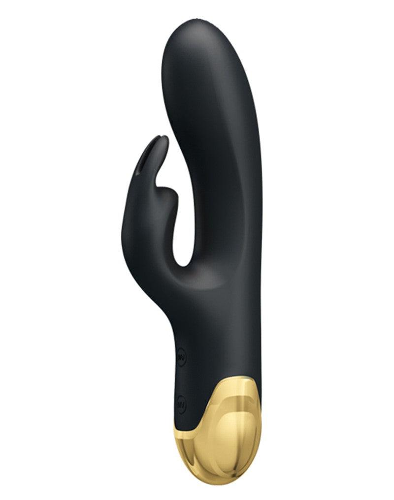 Pretty Love - Royal Pleasure Double Pleasure Vibrator - Zwart/Goud-Laced-up.nl