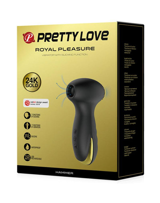 Pretty Love - Royal Pleasure Hammer - Luchtdruk Vibrator - zuigt aan je clitoris-Laced-up.nl