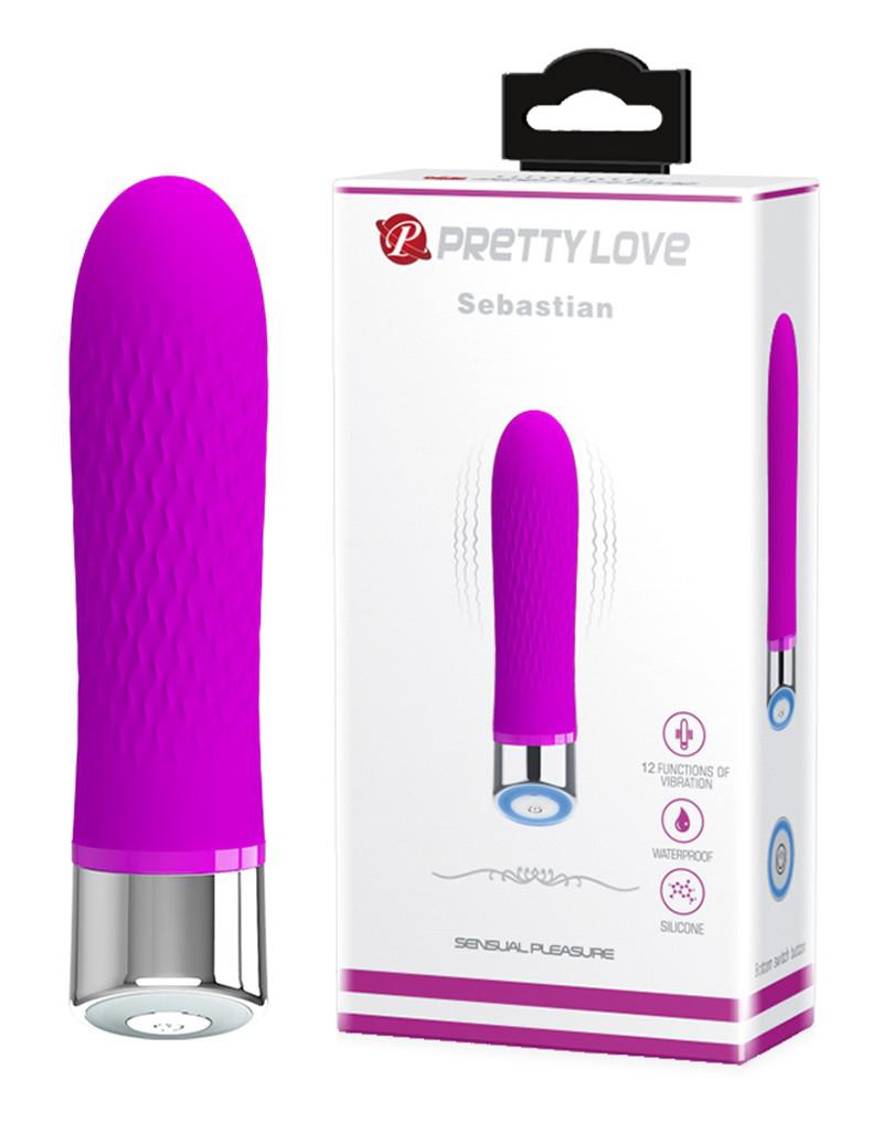 Pretty Love - Sampson - Mini Vibrator - Roze-Laced-up.nl