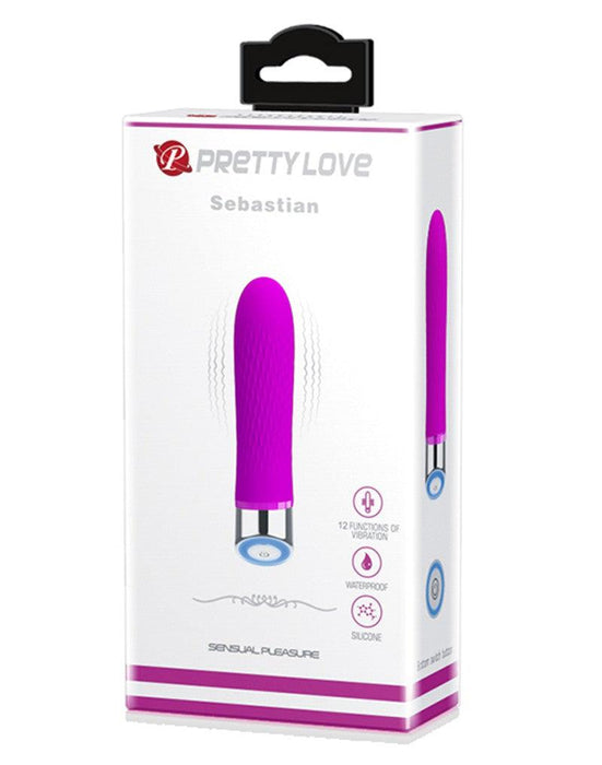 Pretty Love - Sebastian - Mini Vibrator - Roze-Laced-up.nl