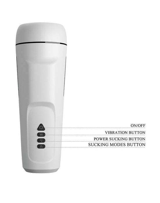 Pretty Love - Sienna - Automatisch Vibrerende Masturbator - Met Toegevoegde Kreunfunctie Zuigkracht en Instelbare Vibraties-Laced-up.nl