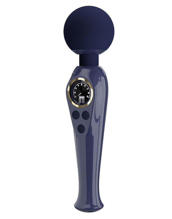 Pretty Love - Skyler - Wand Vibrator - Met LCD Display - Donkerblauw-Laced-up.nl