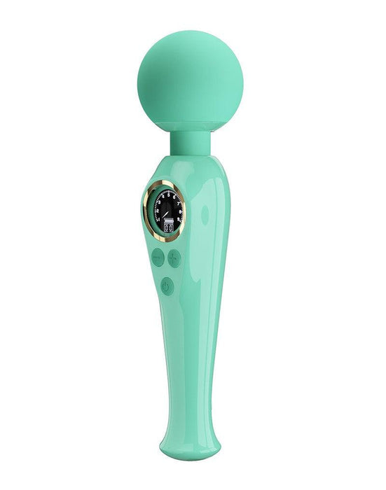 Pretty Love - Skyler - Wand Vibrator - Met LCD Display - Turquoise-Laced-up.nl
