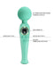 Pretty Love - Skyler - Wand Vibrator - Met LCD Display - Turquoise-Laced-up.nl
