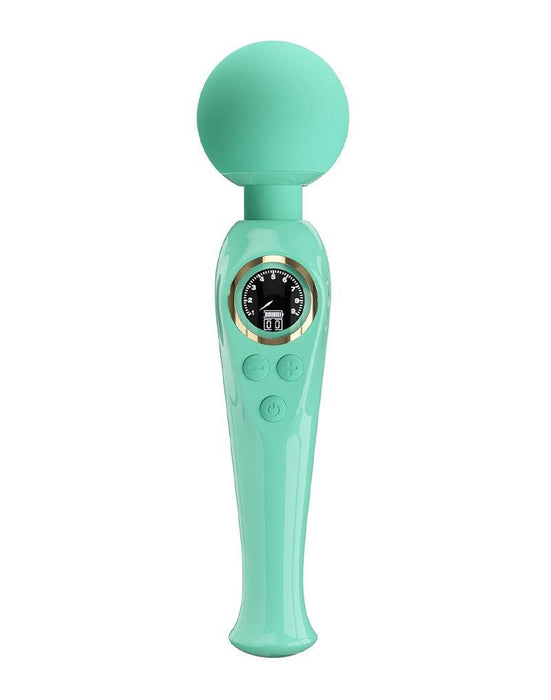 Pretty Love - Skyler - Wand Vibrator - Met LCD Display - Turquoise-Laced-up.nl
