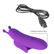Pretty Love - Snail - Krachtige Vinger Vibrator - Paars-Erotiekvoordeel.nl