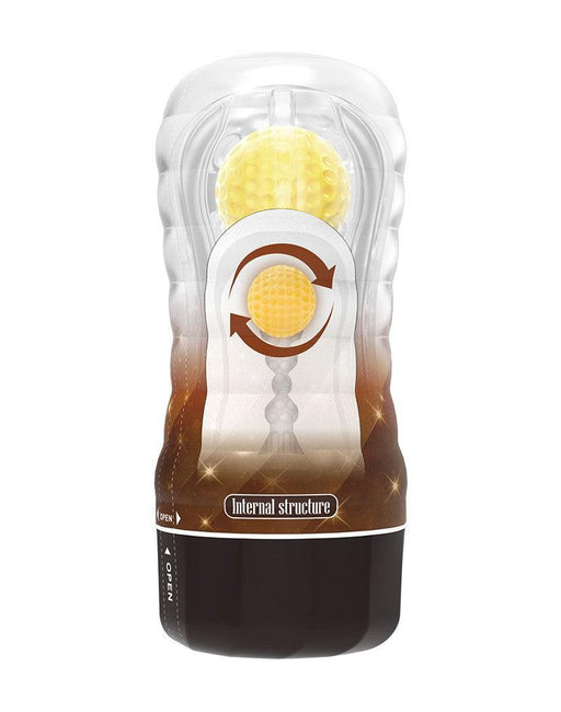 Pretty Love - Stellar Vacuüm - Masturbator Cup - Met Rollende Bal Voor Extra Sensaties - Geel-Laced-up.nl