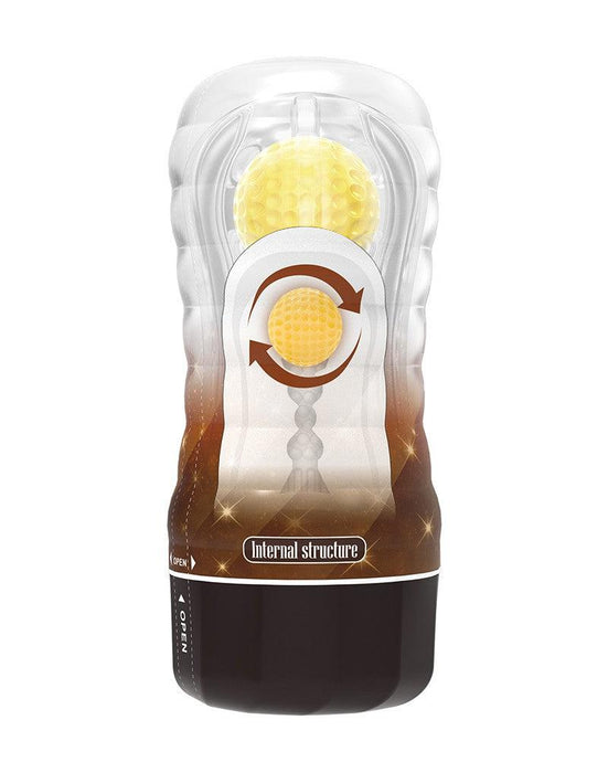 Pretty Love - Stellar Vacuüm - Masturbator Cup - Met Rollende Bal Voor Extra Sensaties - Geel-Laced-up.nl