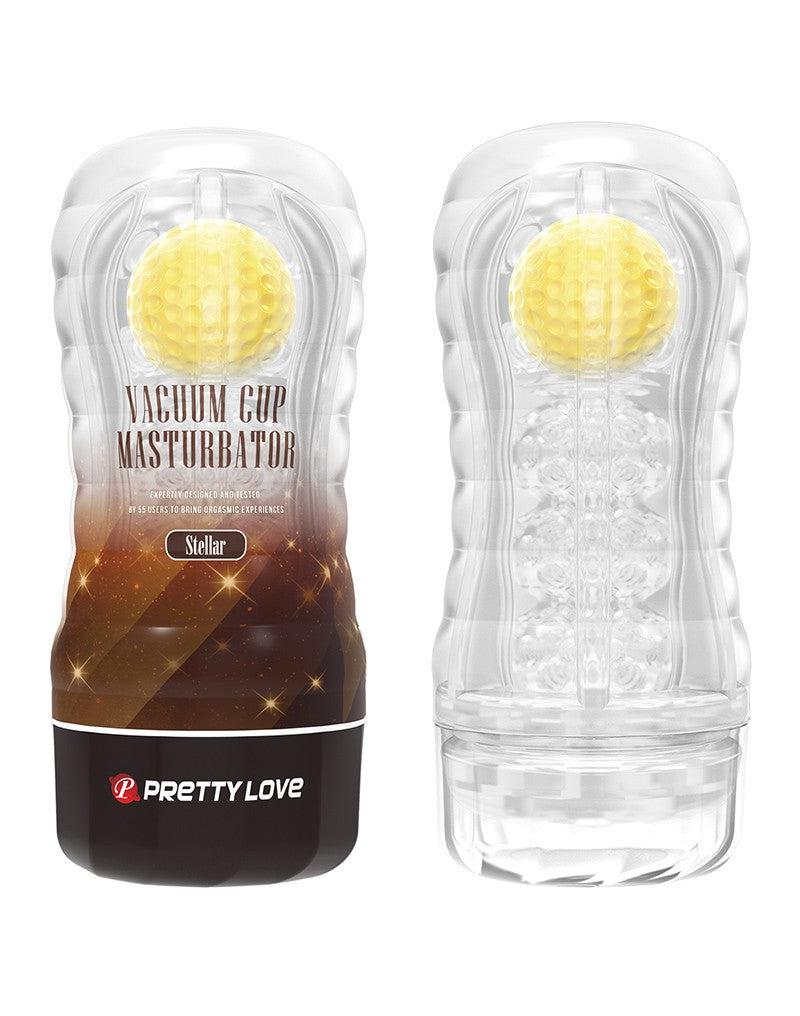 Pretty Love - Stellar Vacuüm - Masturbator Cup - Met Rollende Bal Voor Extra Sensaties - Geel-Laced-up.nl