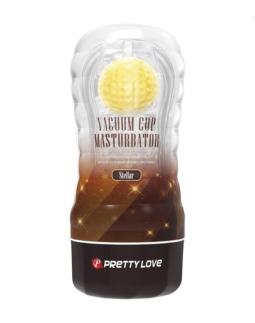 Pretty Love - Stellar Vacuüm - Masturbator Cup - Met Rollende Bal Voor Extra Sensaties - Geel-Laced-up.nl