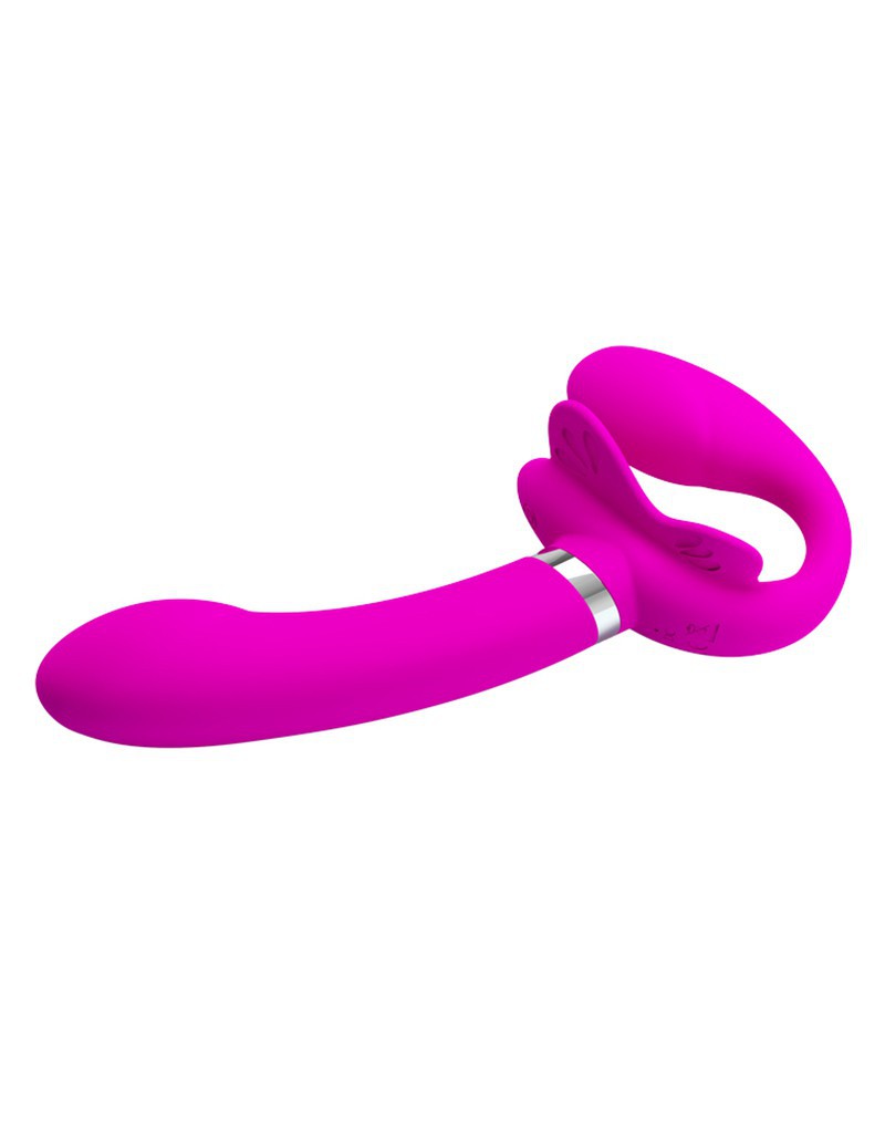 Pretty Love - Valerie - Strapless Strap-on Voorbindvibrator - Roze-Laced-up.nl