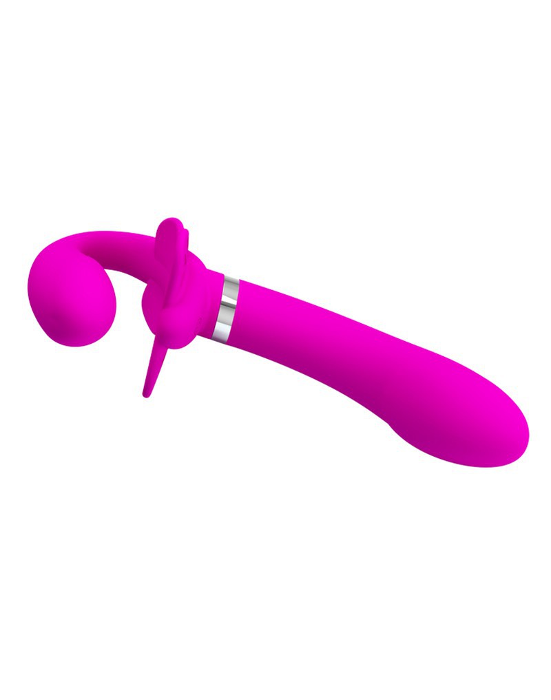 Pretty Love - Valerie - Strapless Strap-on Voorbindvibrator - Roze-Laced-up.nl