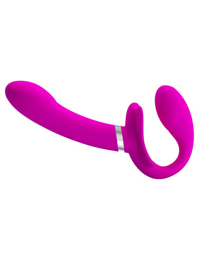 Pretty Love - Valerie - Strapless Strap-on Voorbindvibrator - Roze-Laced-up.nl