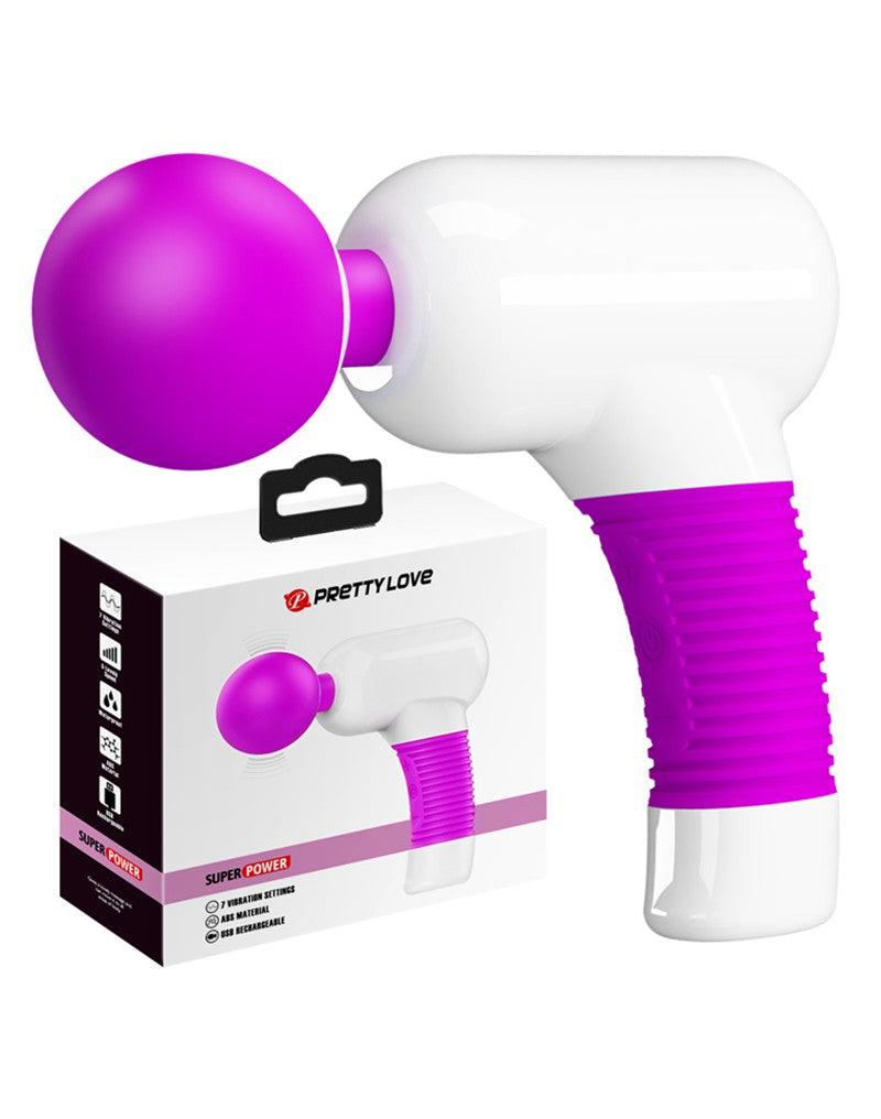 Pretty Love - Swan Super Power Gun Massage Apparaat & Wand Vibrator In 1 - Roze-Laced-up.nl