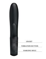 Pretty Love - Elmer - Rabbit Vibrator - Zwart-Laced-up.nl