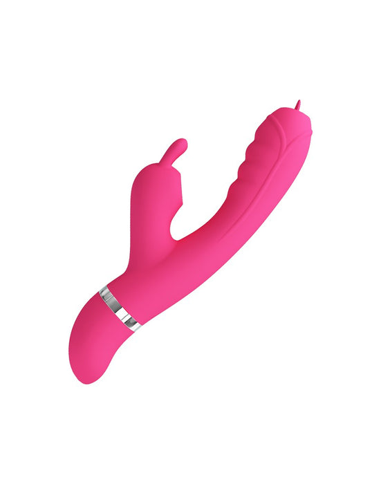 Pretty Love - Phoenix - Rabbit Vibrator Met Luchtdruk Stimulatie - Roze-Laced-up.nl