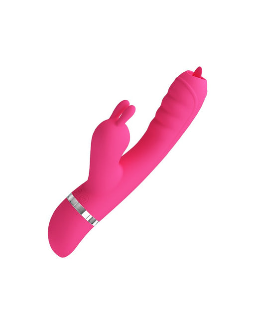 Pretty Love - Phoenix - Rabbit Vibrator Met Luchtdruk Stimulatie - Roze-Laced-up.nl