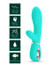 Pretty Love - Thomas - Rabbit Vibrator - Turquoise-Laced-up.nl