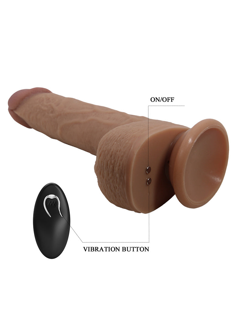 Pretty Love - Tommy - Stotende Vibrator - Levensecht Gevoel - Medium Huidskleur-Erotiekvoordeel.nl