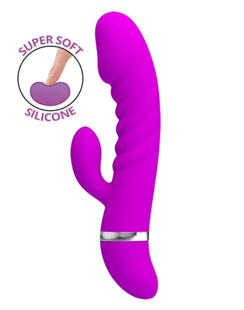 Pretty Love - Truda - Rabbit & G-spot Vibrator-Erotiekvoordeel.nl
