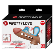 Pretty Love - Tyronn - Opblaasbare Penis Sleeve - Medium Huidskleur-Erotiekvoordeel.nl