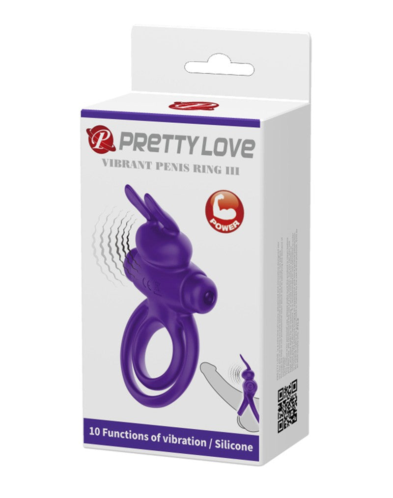 Pretty Love - Vibrant Penis Ring III-Laced-up.nl