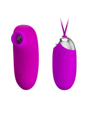 Pretty Love - Vibrerend Eitje plus Luchtdruk Vibrator ORTHUS - Roze-Laced-up.nl