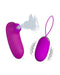 Pretty Love - Vibrerend Eitje plus Luchtdruk Vibrator ORTHUS - Roze-Laced-up.nl