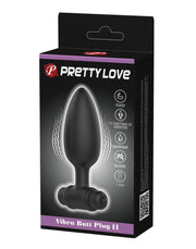 Pretty Love - Vibrerende Buttplug Vibra Buttplug II - Zwart-Laced-up.nl
