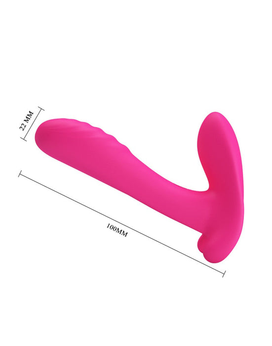Pretty Love - Vinger Vibrator- Panty Vibrator- Partner Vibrator 3-in-1 - Roze-Laced-up.nl