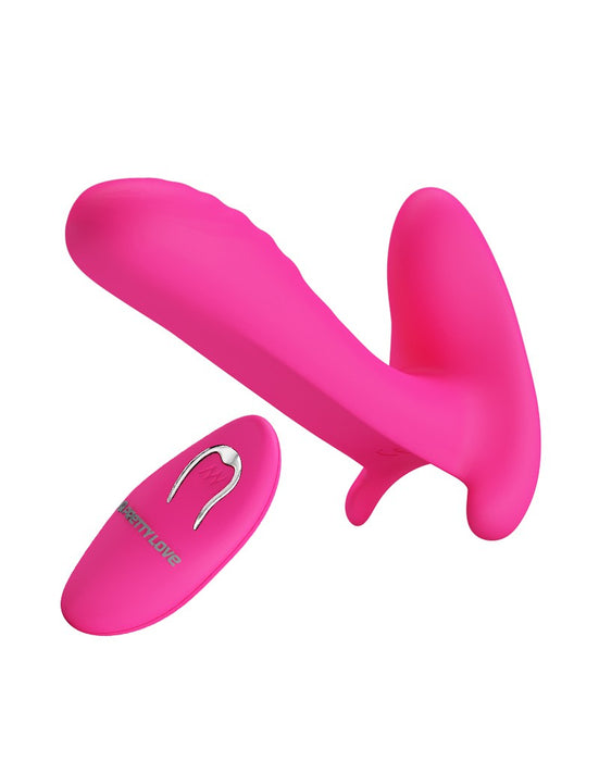 Pretty Love - Vinger Vibrator- Panty Vibrator- Partner Vibrator 3-in-1 - Roze-Laced-up.nl