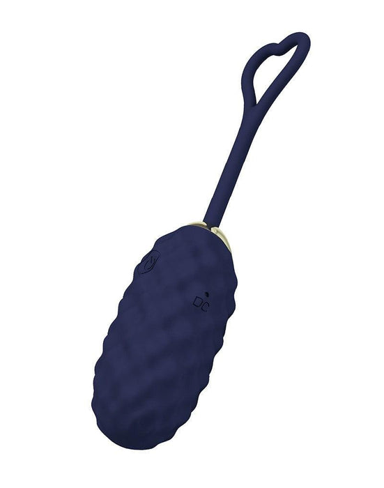 Pretty Love - Vivian - Vibrerend Eitje - Afstandsbediening met LCD Display - Donkerblauw-Laced-up.nl