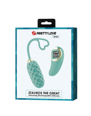 Pretty Love - Vivian - Vibrerend Eitje - Afstandsbediening met LCD Display - Lichtblauw-Laced-up.nl