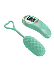 Pretty Love - Vivian - Vibrerend Eitje - Afstandsbediening met LCD Display - Lichtblauw-Laced-up.nl