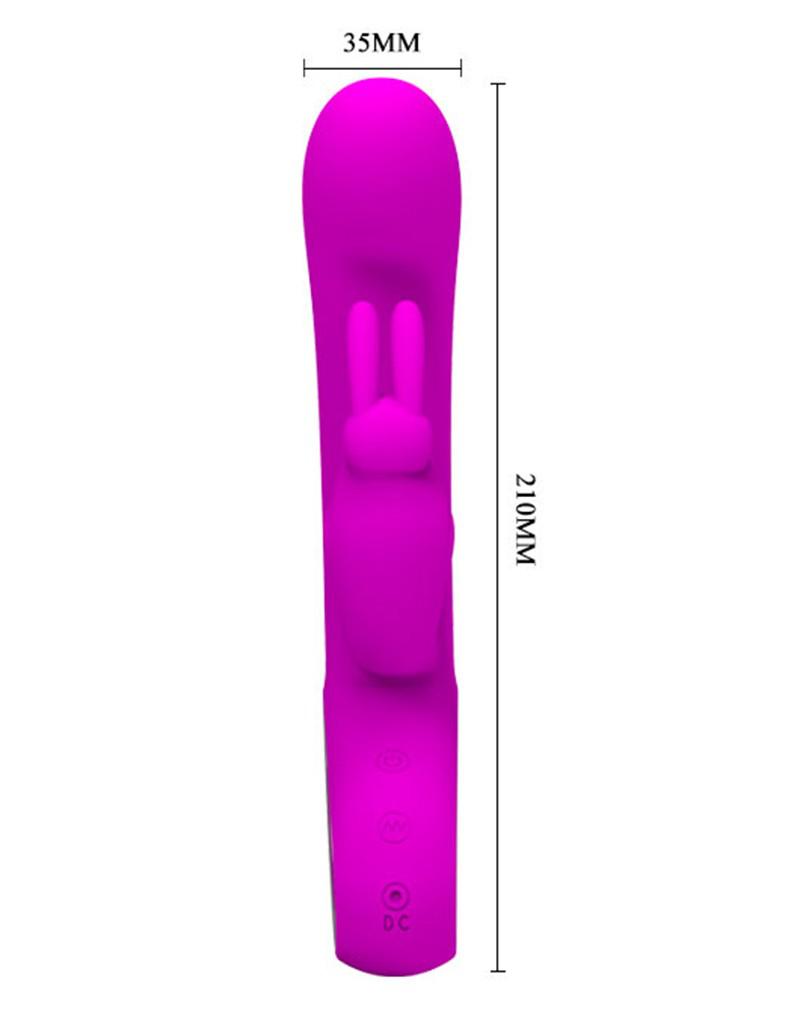 Pretty Love - Webb - Rabbit Vibrator - Roze-Laced-up.nl