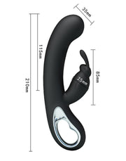 Pretty Love - Webb - Rabbit Vibrator - Zwart-Laced-up.nl
