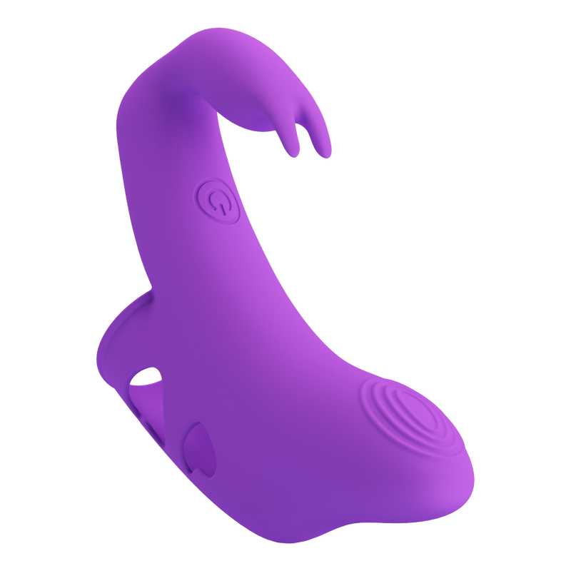 Pretty Love - Yenna - Krachtige Vinger Vibrator - Paars-Erotiekvoordeel.nl