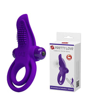Pretty Love - Vibrerende Cockring Met clitoris tong Stimulator-Laced-up.nl