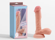 Pure Naturally - Alluring Fancier - Liquid Siliconen Dildo - Lichte Huidskleur-laced-up.nl